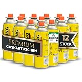 Magnum® 12x Gaskartuschen 227g [Made in EU] – Butangas Kartusche mit MSF-1a Ventil für Campingkocher, Grill, Gaskocher, Gasheizung,Unkrautbrenner – Gaskartuschen 227 g