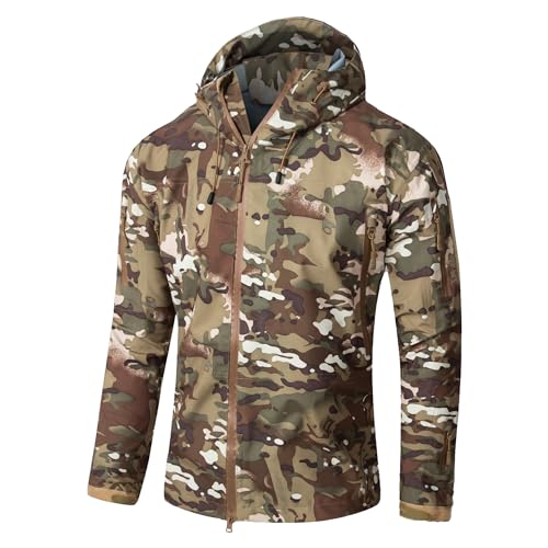 Manteau imperméable tactique léger coupe-vent pour homme actif