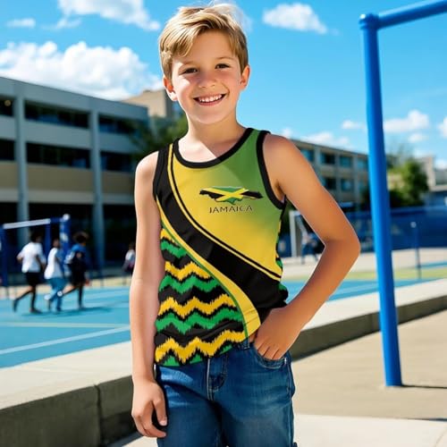 Kids Tank Top Shirts Boys Sleeveless Shirt 1-6 Y Summer Athletic Vest Tees Casual Soft Outdoor Play Tshirts3