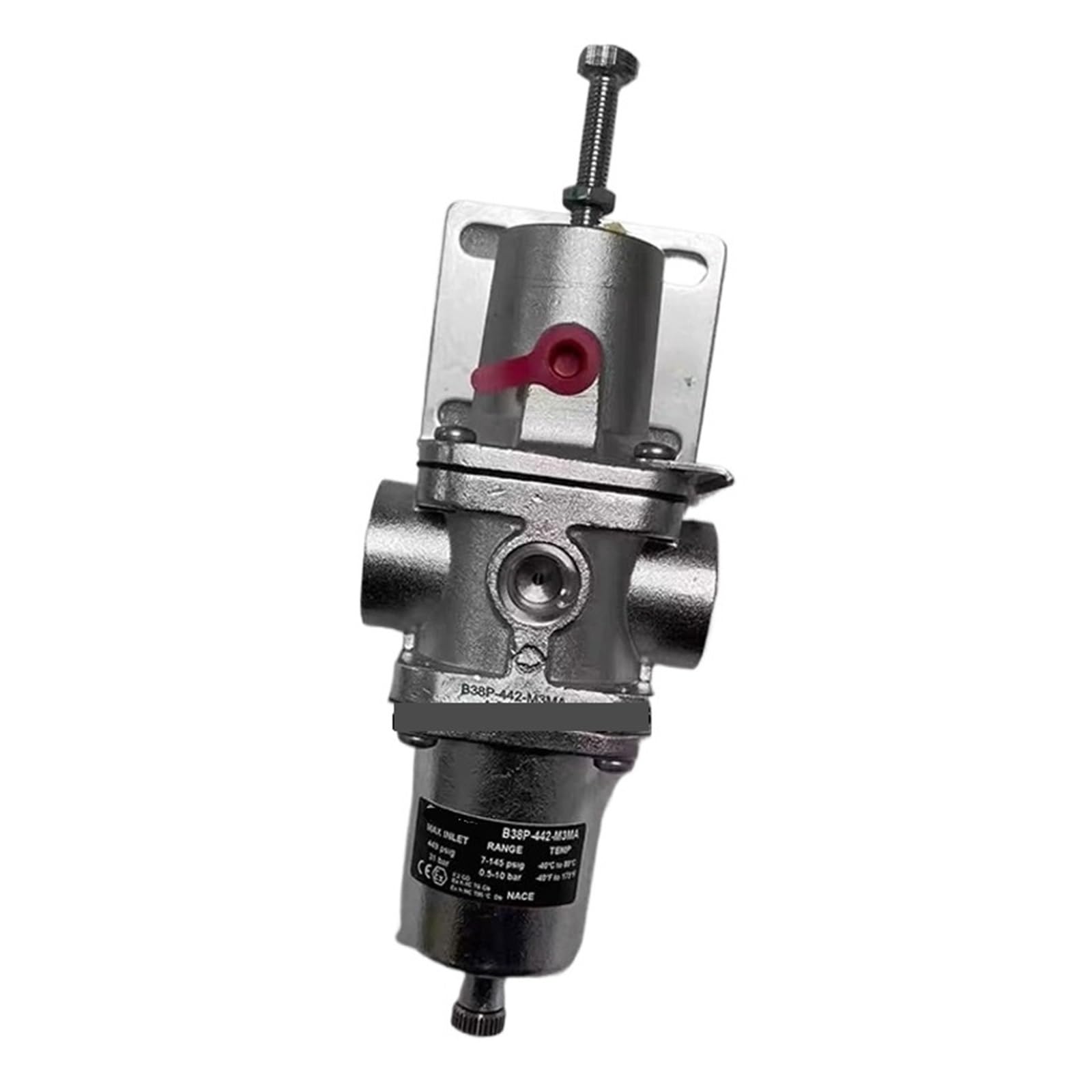 CLEUFWKO B38P-442-M3MA 1/4NPT Screw Thread Stainless Steel Filter Pressure Reducing Valve