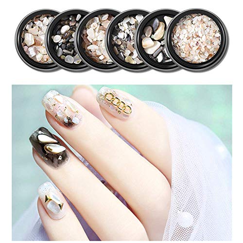 最安値 12箱 ネイル石パーツ 3dネイルアートクラッシュシェル貝殻 セット 天然 シェルストーン アワビ貝殻 夏 ネイル貝殻風 偏光色 ジェルネイル ネイルアート スタイルランダムの価格比較