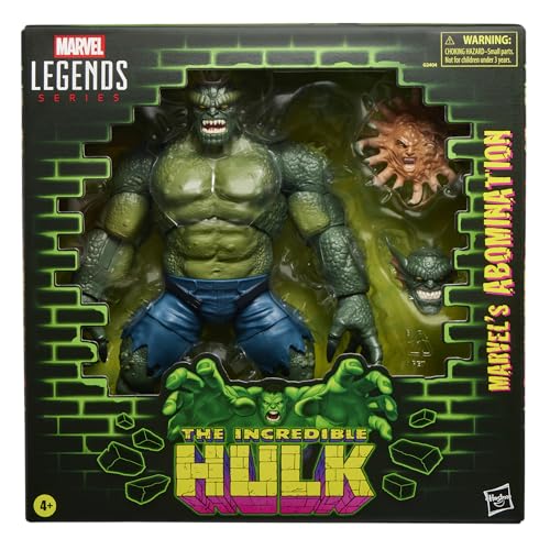 Marvel Legends Series Abomination, Hulk Comics Collectible 6-Inch Scale Action Figure