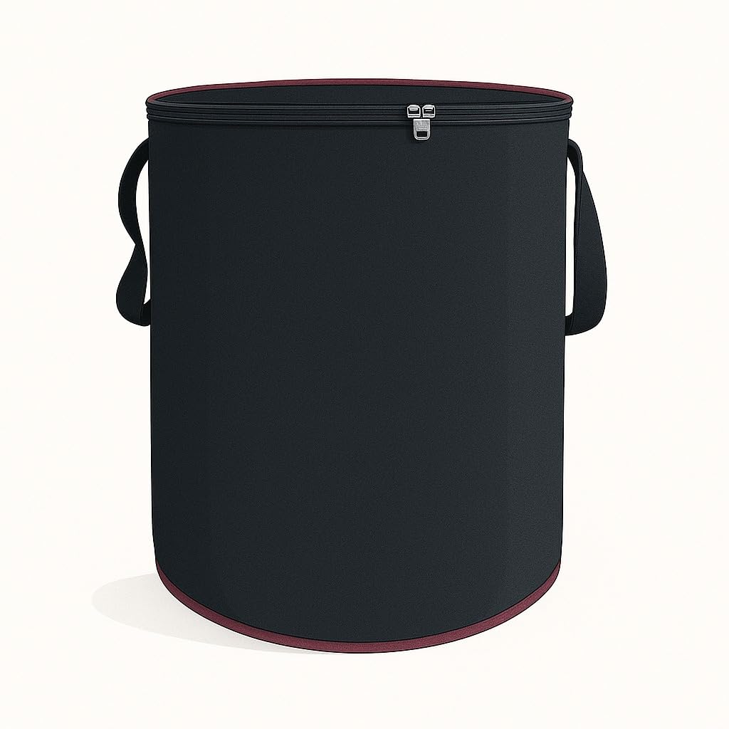 BLESS BERRIES Laundry Bag | Canvas 50L Durable and Collapsible Storage Bag with Side Handles for Clothes & Toys | Foldable Laundry Basket (Pack Of 1)-image-13