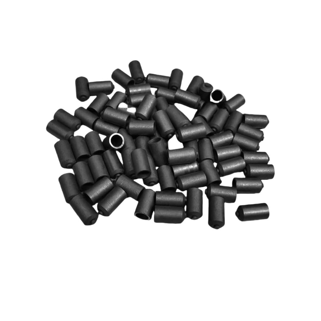 Crisoles de grafito de alta pureza for análisis de hidrógeno, oxígeno y nitrógeno: de grado de laboratorio, resistentes al calor y de precisión.(50 Number)