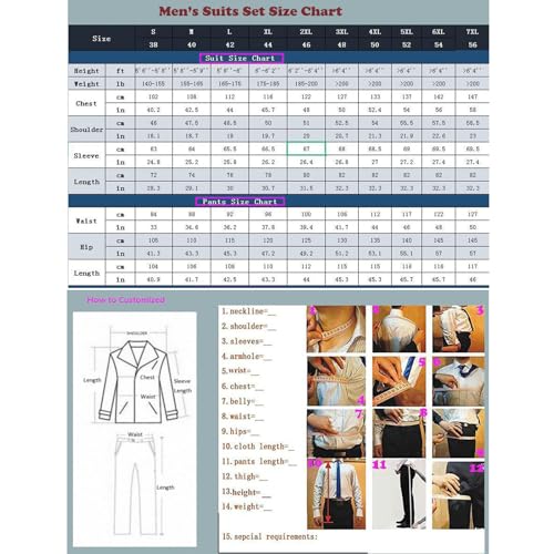 Men's 2-Piece Suit, Linen Loose Casual Suit, Single-Breasted 1 Button Plus-Size Suit, Holiday Travel Trend Items4