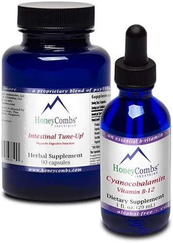 HoneyCombs Intestinal Tune-Up + Vitamina B12 Líquida 1 Oz