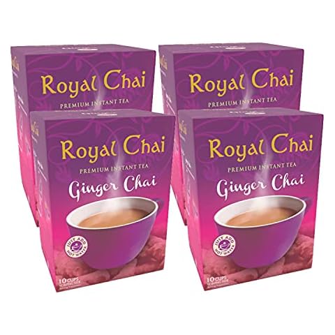 Royal Chai Ginger Instant Tea 220g x 4 Cover
