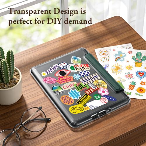 Image of CoBak Detachable Magnetic Case for Kindle Paperwhite (6.8 inch 11th Generation 2021 Released) - Ultra Slim Transparent Clear TPU Back Shell Protective Cover with Auto Wake /Sleep Feature