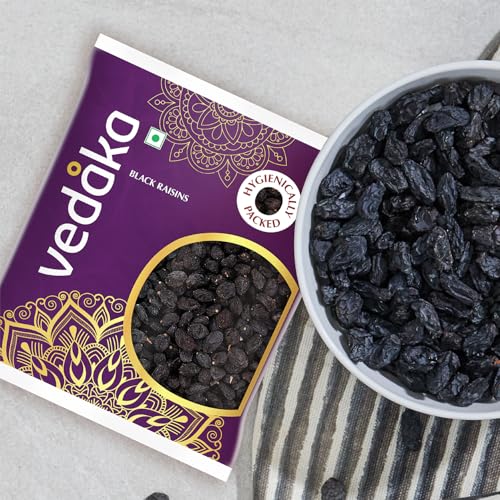 Amazon Brand - Vedaka Premium Afghani Seedless Black Raisins 100g | Kali Kishmish | Delecious & Healthy Snack - Image 6