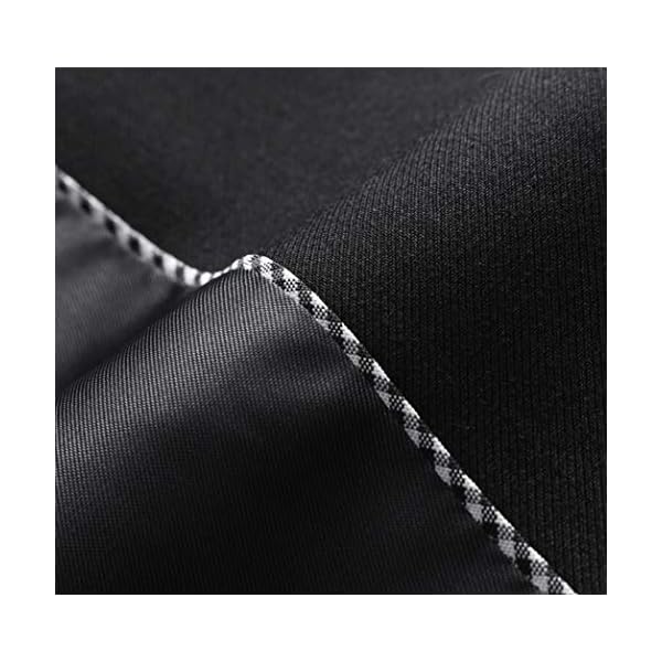 Mens Suit Jacket Slim Fit Sport Coats Blazer for Daily Business Wedding Party, Black, 40 - Image 6