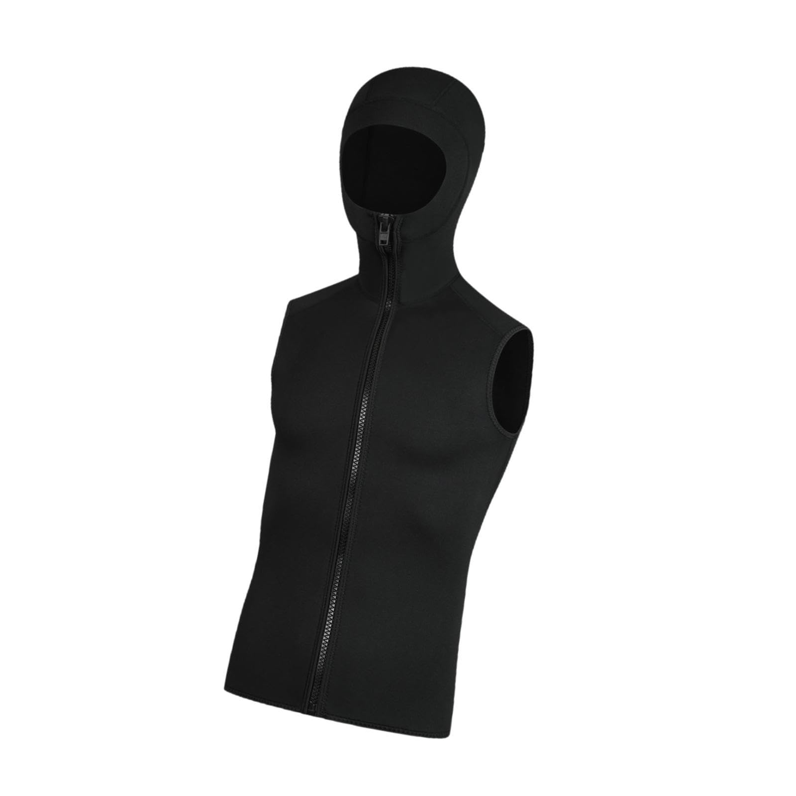 Baoblaze 3mm Neoprenanzug Kapuze mit Kapuzen mit Kapuzenheizung Warm 3 Mm Tauchweste Zum Schnorcheln Kajelfahren