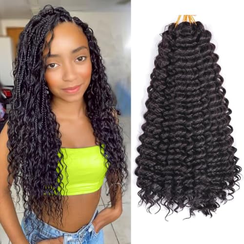 FEILIMEI Deep Wave Crochet Hair