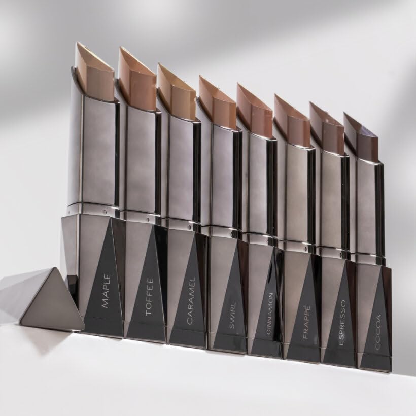 BPerfect Shape Stick - Shade: Cocoa - Deep Neutral Contour for Deep Skin - 6.5g, 08 - Cocoa, 6.5 g (Pack of 1) - Image 2