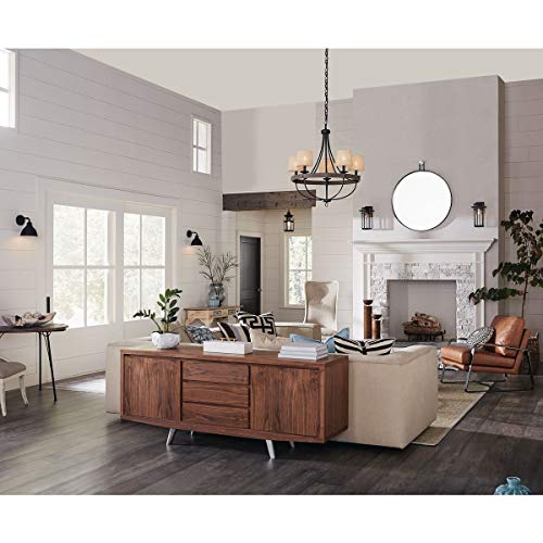 Progress Lighting Gulliver Collection 5-Light Coastal Chandelier Light Graphite,Black by Progress Lighting - Image 6