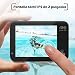 Glymnis Cámara Deportiva 4K WiFi 20MP Cámara de Acción Acuática 40M con...