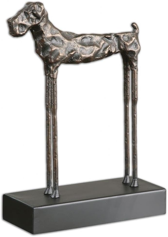 Uttermost 19888 Maximus Cast Iron Sculpture, Bronze