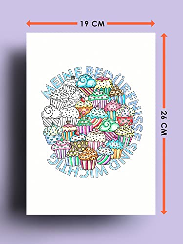 Malbuch für Erwachsene: Ausmalen für mehr Selbstliebe, Stressabbau, Entspannung und Achtsamkeit: Mandalas, Tiere uvm. – Bild 5