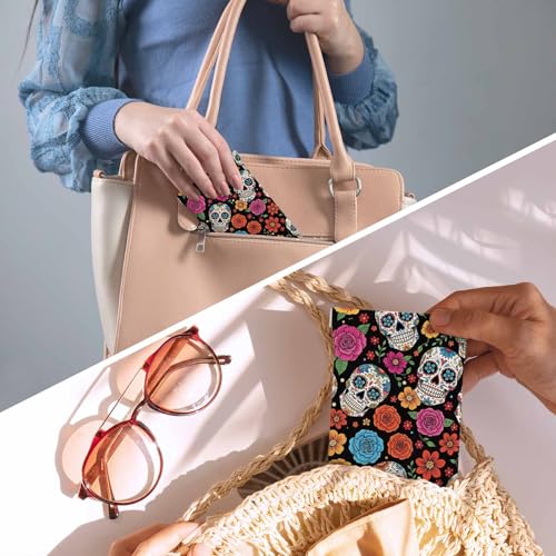 Image of Dragonfly Glasses Case Lightweight Glasses Cases PU Sunglass Organizer Eyeglasses Case Glasses Cases For Men Women
