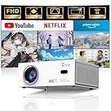 【2025革新自動フォーカス/DoIby対応】プロジェクター 家庭用·ビジネス両用 500ASNI高輝度 4K【Netflix・YouTube・Prime Video搭載】プロジェクター 1080P 自動フォーカス&自動台形補正&自動障害物回避&スクリーンフィット /5G WiFi/双方向Bluetooth 5.2 ホームシアター スマホ・PC・Switch対応 XNANO X6