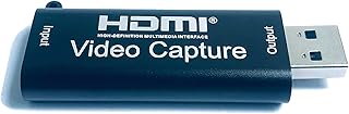 4K HDMI Video Capture Card,4K HDMI USB Capture Card for DSLR Camcorder PS4 TV Box DVD Video Recorder Laptop Live Streaming and Recording