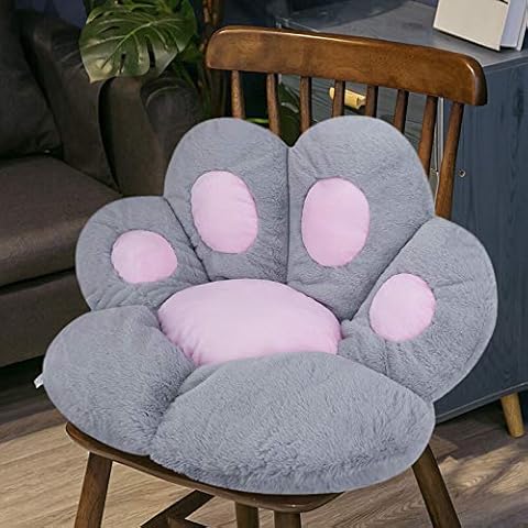 IPENNY Reversible Bear Paw Shaped Armchair Seat Cushion Cover