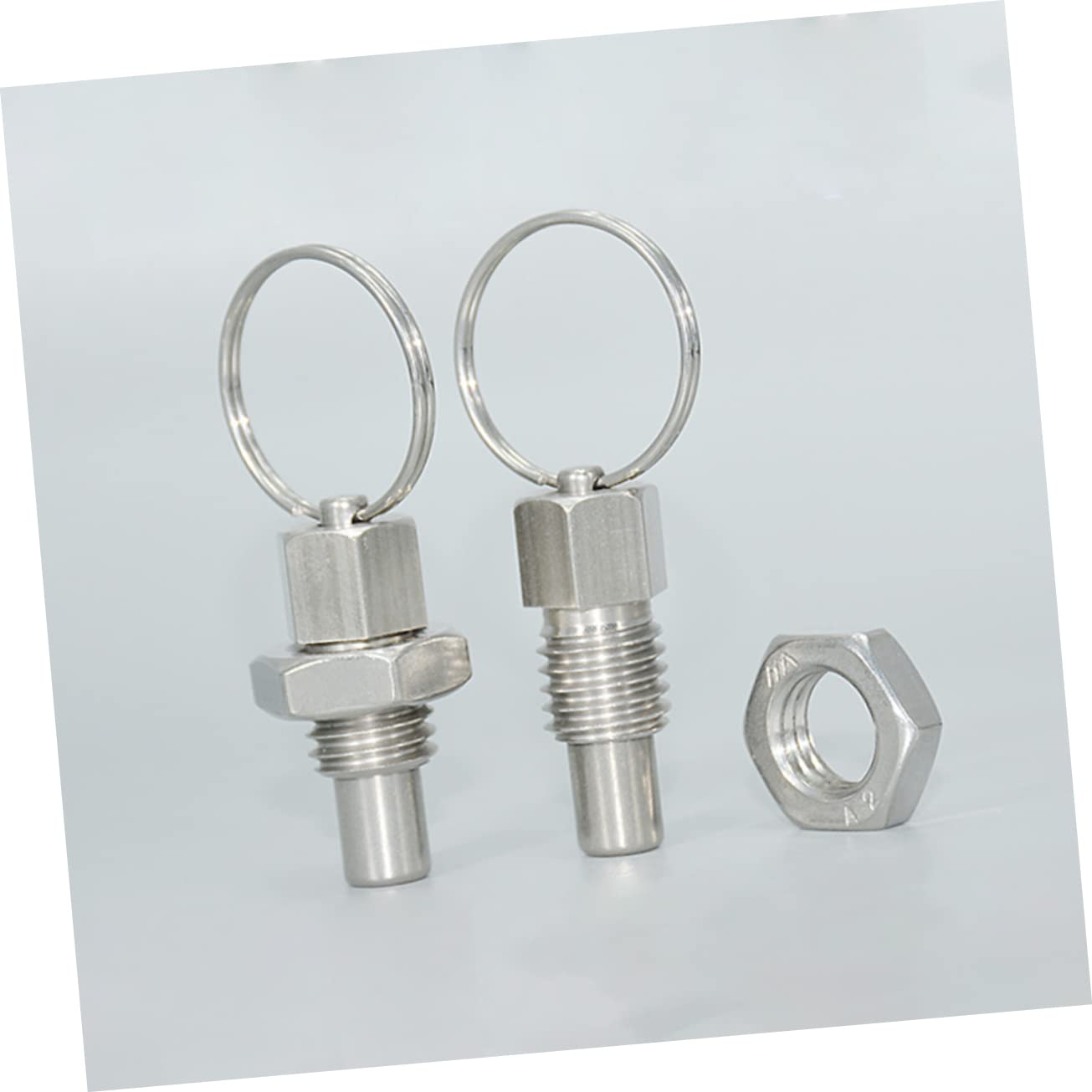 Tofficu 20pcs Spring Pin Plunger Hand-Retractable Spring Lock Pin Drift Latch for Industrial Equipment Electrical Appliances Automotive Colors