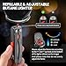 KAMBOLLY Cool Torch Lighter, Butane Refillable Fancy Lighter - Windproof Jet Flame Lighters, Foldable&Adjustable EDC Lighter for Candle BBQ, Creative Novelty Lighters Gift for Men Women