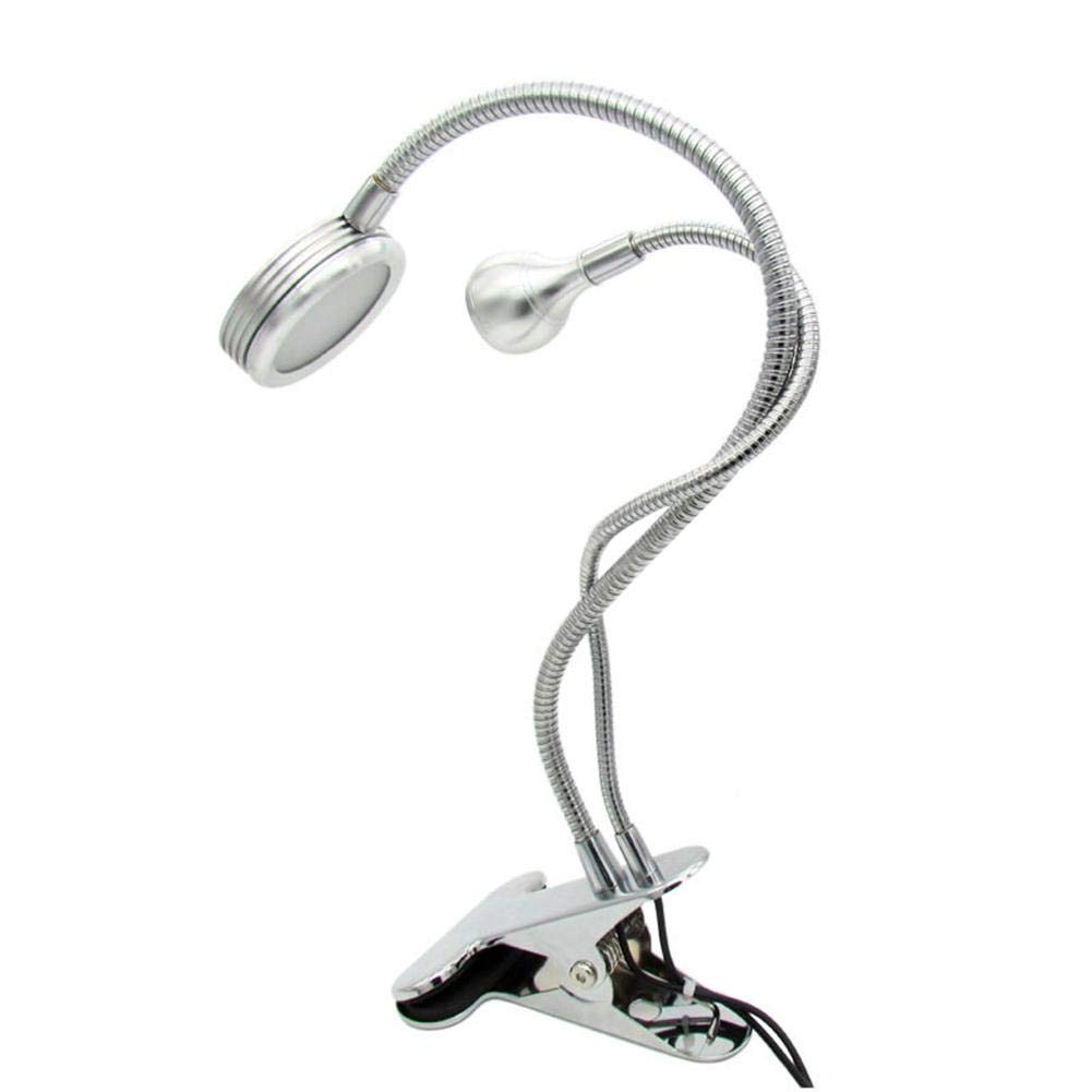 Lampe de table de pêche et maquillage nomade avec clip réglable USB - 8