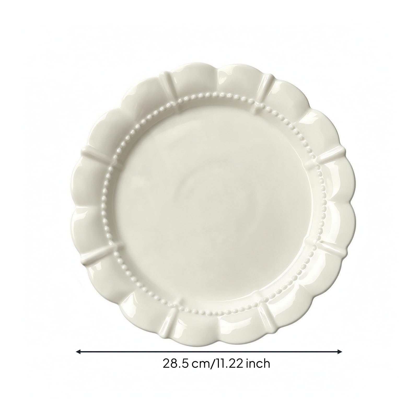 Expositor Postres Dos Niveles | Estable, Soporte para Postres con Platos Cerámica, corativo, Vajilla, Fiestas, Plato