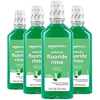 4-Pack 18oz Amazon Basics Alcohol Free Fluoride Rinse (Mint) only .71-.67: eDeal Info