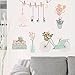 Produktbild Liwendi Frische Blume Float Ballon Wandaufkleber Bouquet Fahrrad Koffer Vogelkäfig Vergossen Kleiderschrank Schlafzimmer Schrank Tv Wand Dekorative Aufkleber 50 * 70 Cm