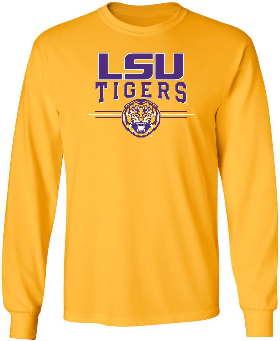CornBorn LSU Tigers Long Sleeve Shirts - LSU Long Sleeve T-Shirts - Choose Your Design