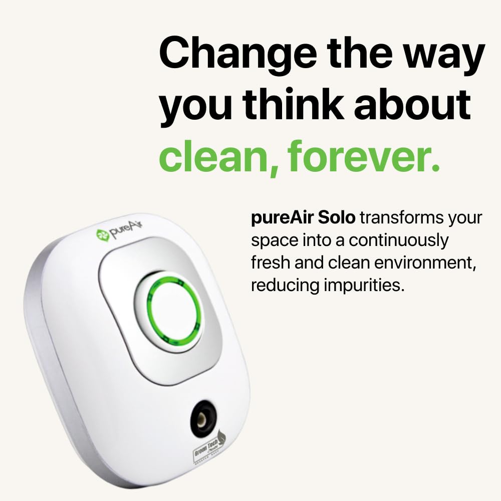 Ozone Air Purifier PureAir 50. Portable Air Purifiers O3. Toshi GreenTech. Remove Smell & Odours from Washroom, Basement & Pet Area. Plug&Play. American Technology.