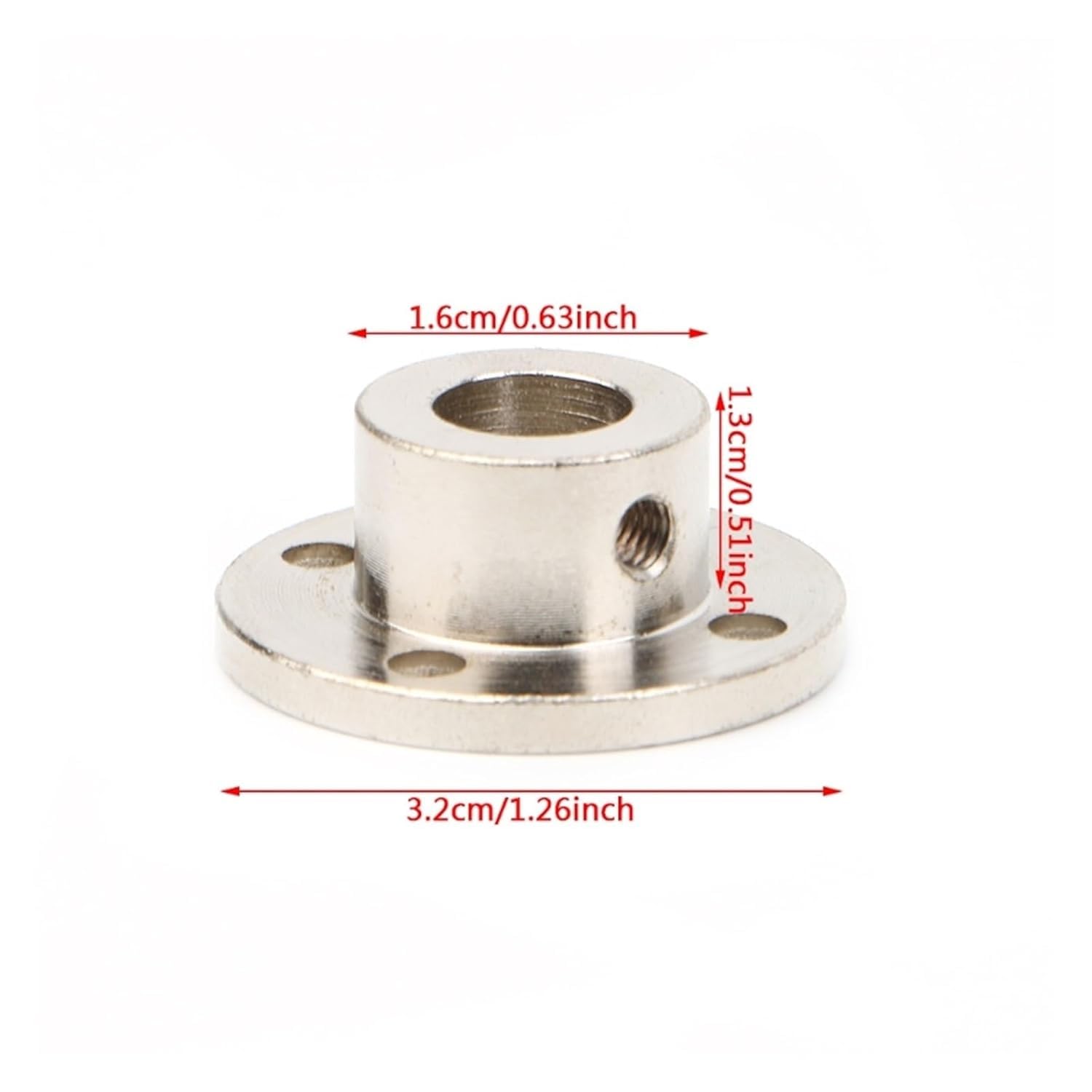Kupplung, Flanschkupplung, starre, 9-teilige Kupplung, Motorführung, Wellenkupplung, Motoranschluss(4mm)