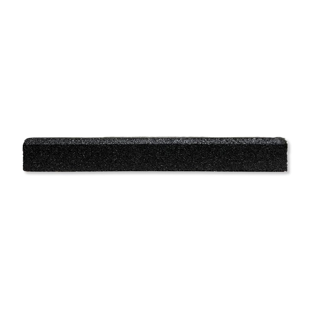 bepco Rampe de Trottoir, L x l x H : 100 x 25 x 5 cm, en Caoutchouc (Noire), avec rondelles intégrées à la Rampe pour la Fixation