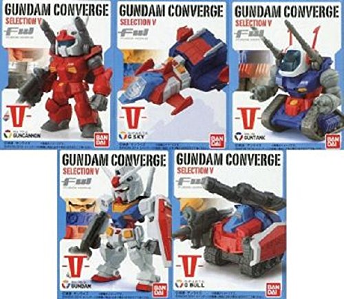 FW GUNDAM CONVERGE SELECTION V　全５種セット（フルコンプ）　セブンイレブン限定のサムネイル