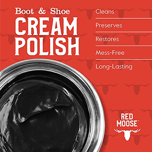 Red Moose Premium Boot And Shoe Cream Polish Burgundy - Made In The Usa #TOP1