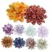 BESPORTBLE 50stücke Teiliges Hundekragen Blumen Dekorationen Leichte Pet Charms Für Geburtstag Weihnachten Halloween Für Fotoshootings Und Kostüme Bunte Farben Für Hunde Und Welpen