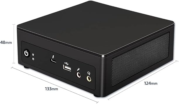 Intel Core i7-1165G7 Windows 11 Pro Mini PC NUC 32GB 3200MHz DDR4 RAM 1TB NVMe SSD 4K/8K Dual-HDMI Mini-DP Type-C LAN WIFI Bluetooth SATA VESA