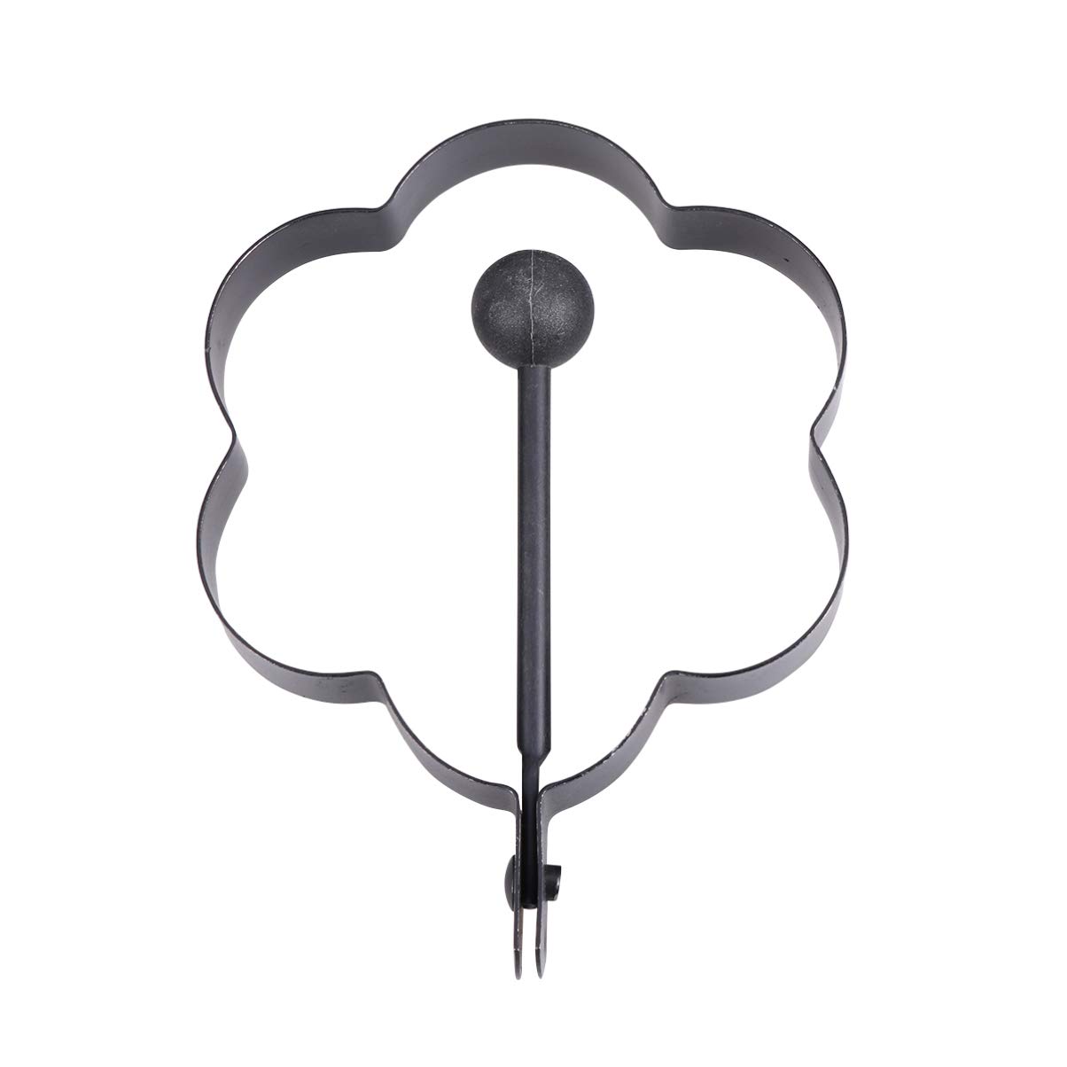 OKUMEYR 4pcs Omelette Mold Nonstick Fried Egg Rings Stainless Steel Egg Shaper Pancake Maker