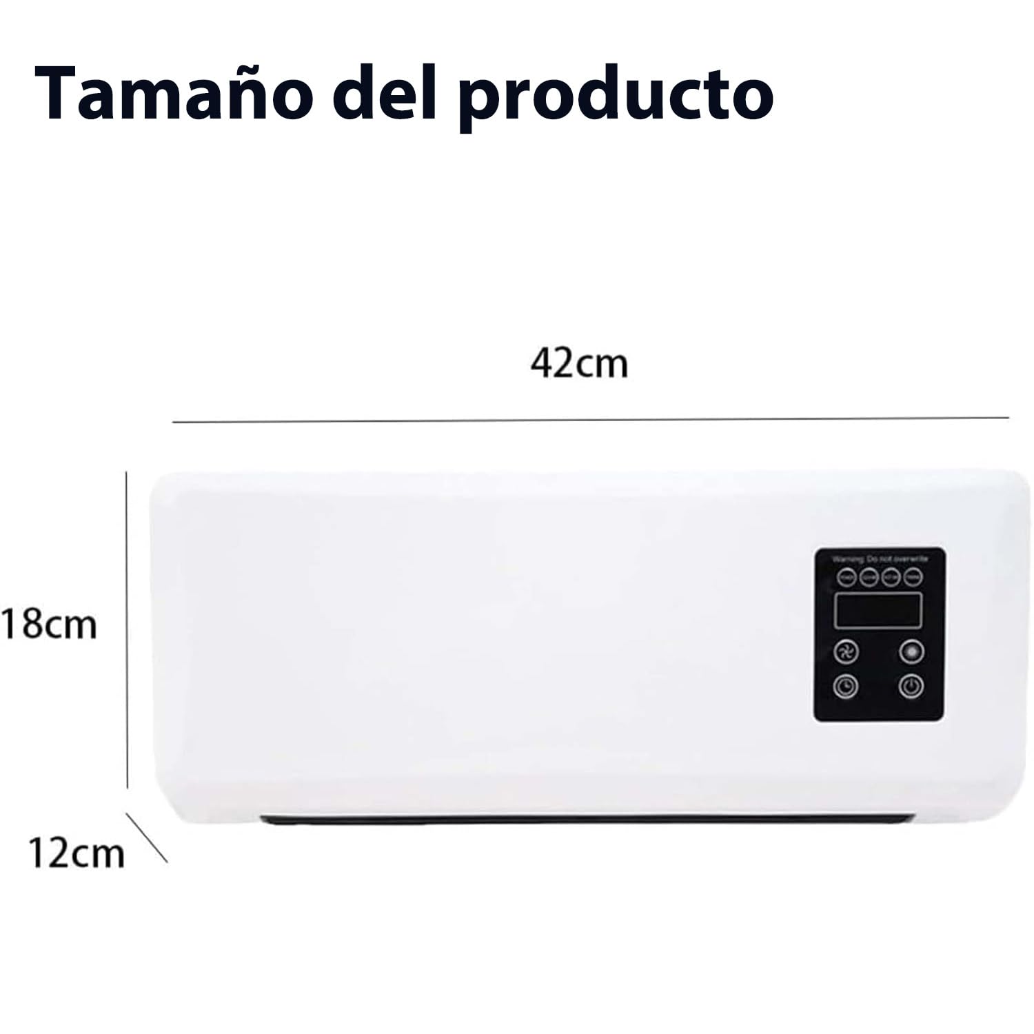 Aire Acondicionado Pared Sin Unidad Exterior, De Pared, FríO/Calor – Sin InstalacióN, Sistema AutóNomo, Temporizador De 8 Horas, Sistema Reversible De RefrigeracióN Y CalefaccióN Para El Hogar (A)