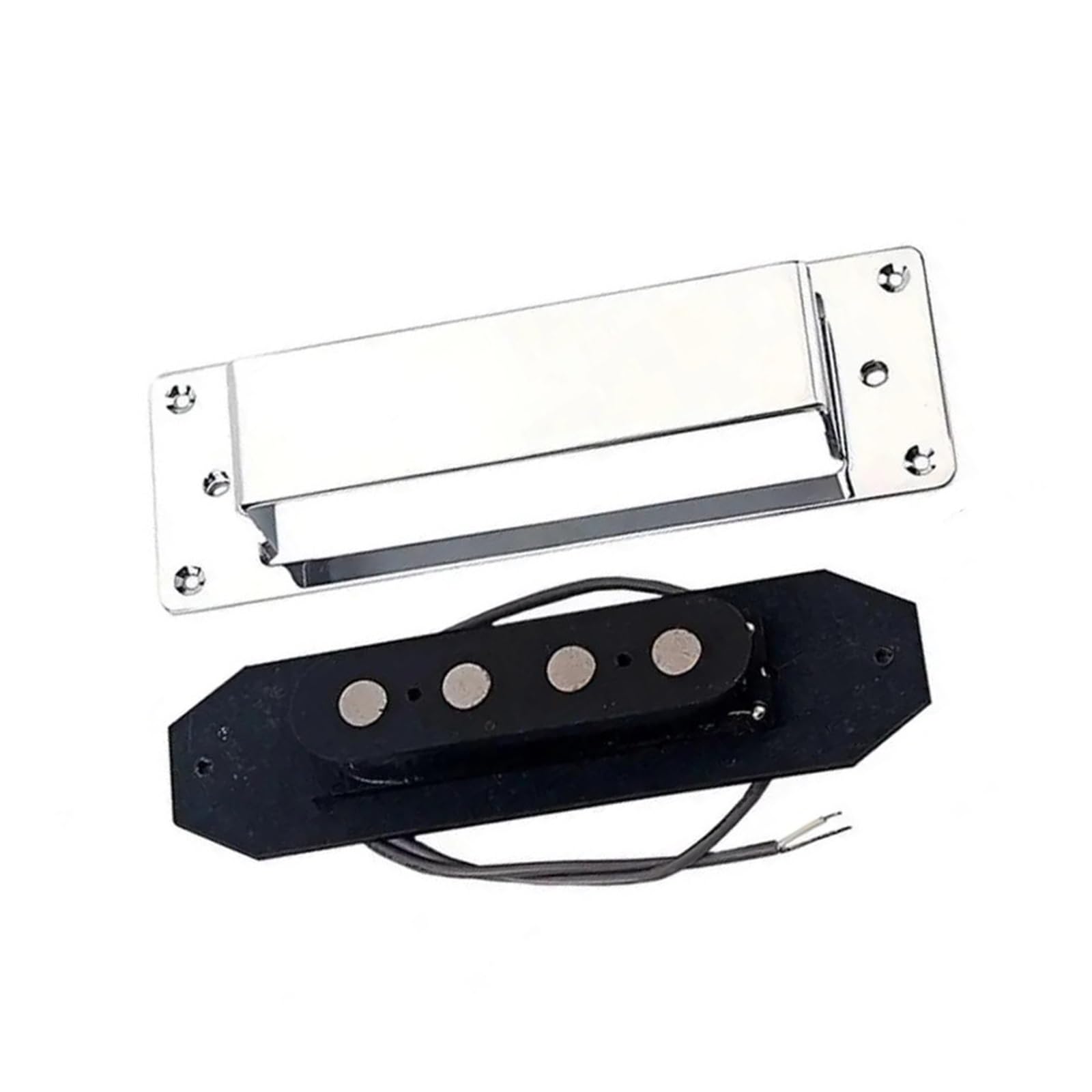 Una Pastilla De Puente Para Bajo Eléctrico Proporciona Un Tono Cálido Completo Adecuado Para Bajos De 4 Cuerdas