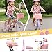 bicystar Girls Bike for Kids 3-5 with Training Wheels, Basket, Coaster Brake, Streamers, 16 inch Pink Pedal Bicycle