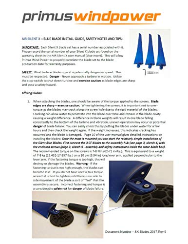 Primus Air Silent X Wind Turbine | Marine Cruising Sailboat Applications