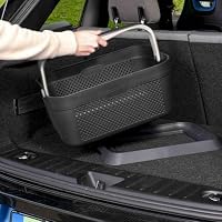 rati Basket - Grau, Smarter Auto Korb zum Einkauf & Outdoor-Aktivitäten, mit Befestigungsadapter zum Kofferraum, rutschfest und Stabil während der Fahrt I Schwarz, aus 94% Recycling Material – Ansicht 4