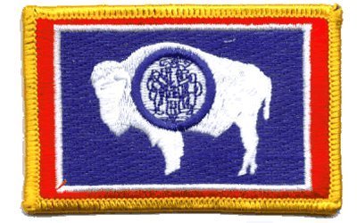 Innovative Ideas Wyoming Iron-on Embroidered Patch