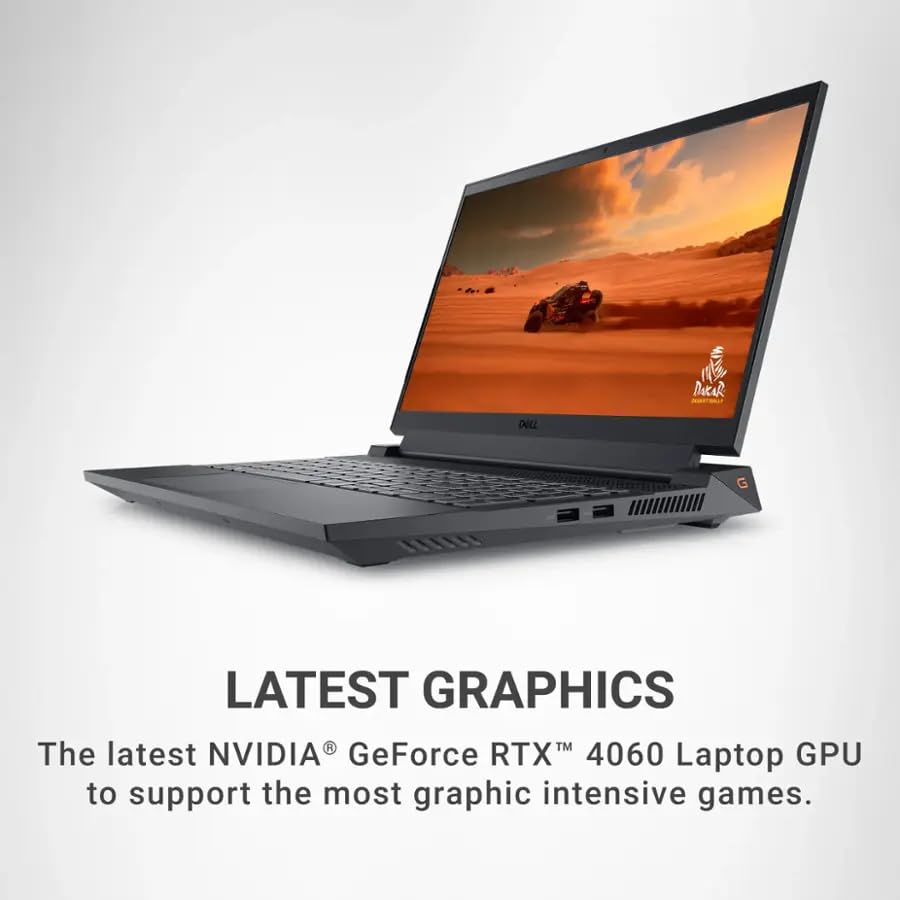 Image of Dell G15 5530 Gaming Laptop - Intel 14-Core i7-13650HX, NVIDIA GeForce RTX 4060, 15.6 inch FHD 120Hz Display, RTX 4060, Backlit KB, AI Copilot, Win 11 Pro & Office Lifetime License (32GB DDR5 | 1TB SSD)