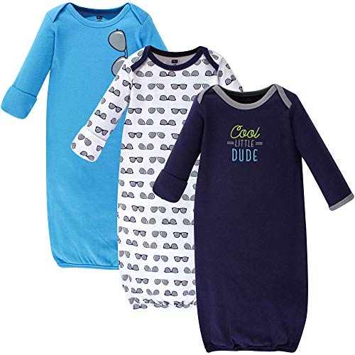 Image of Hudson Baby Unisex Baby Cotton Gowns