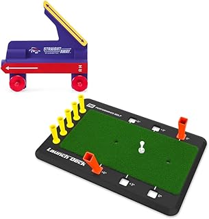 Launch Deck & StraightAway Swing Training Aids I Improve Your Swing I Fix Your Slice I Swing Mastery Tools by David Leadbetter & Hank Haney