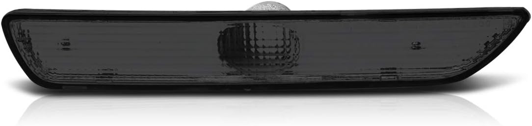 Pair Side Marker Front Bumper Lights Signal Lamps Compatible with 10-14 Ford Mustang